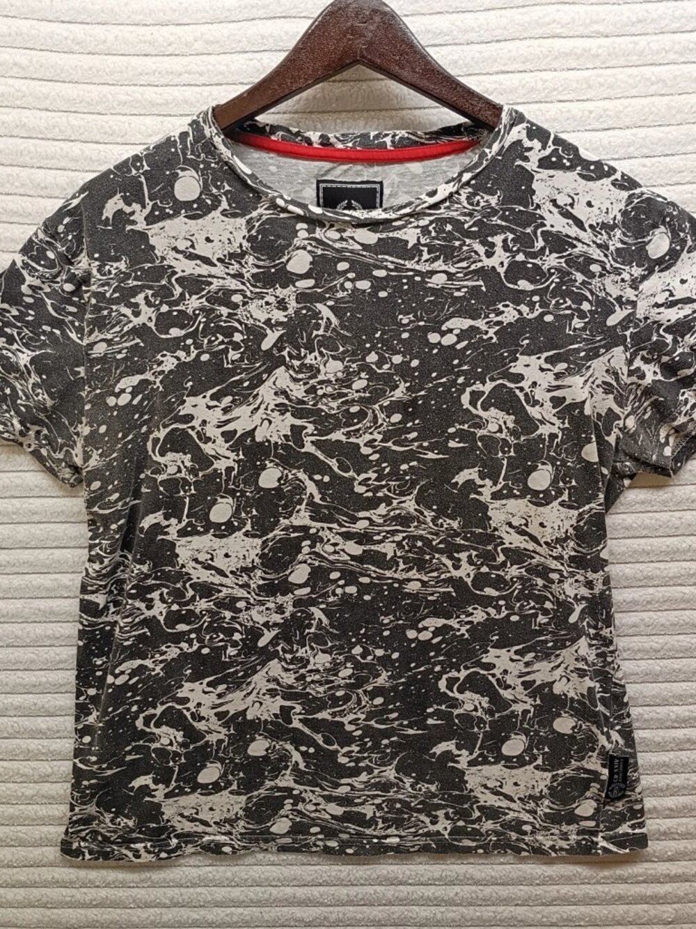CR-24 Bordo Cromato T Shirt Men’s Sz Small Black Luxury Artist Clothing Rare Y2K